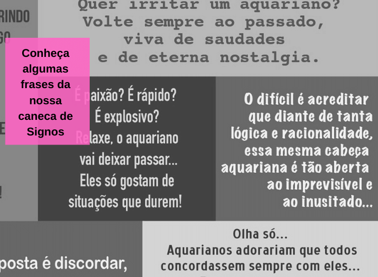 Caneca Signos – Sou de Aquário - Imagem5